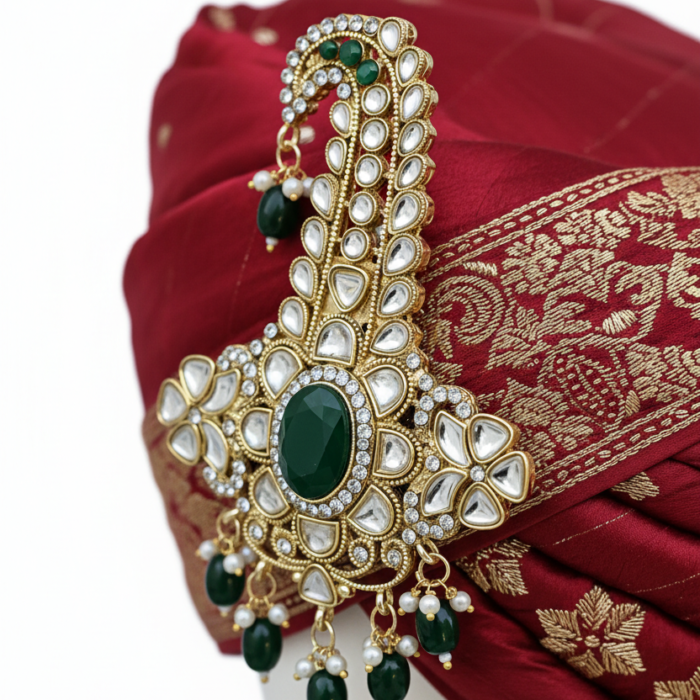 Worn on Turban