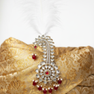 Kalgi on Brocade Turban