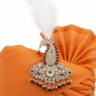 Kalgi on Saffron Safa