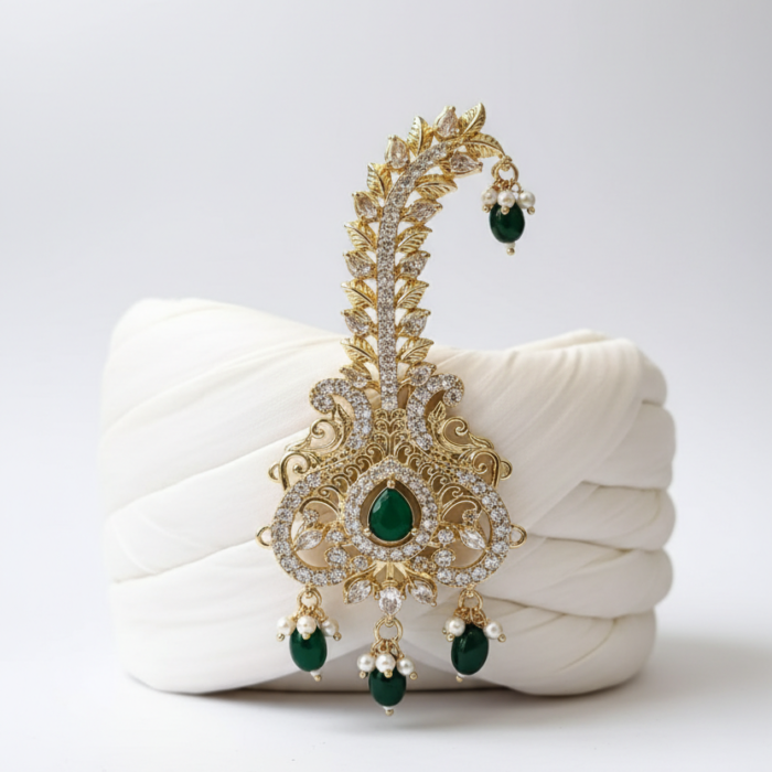 Kalgi on Turban Angle 1