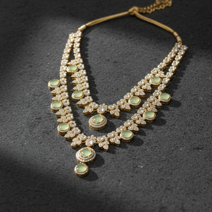 Necklace Set in Soft Natural Light Necklace Set in Soft Natural Light