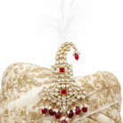 Turban Kalgi Low Angle View